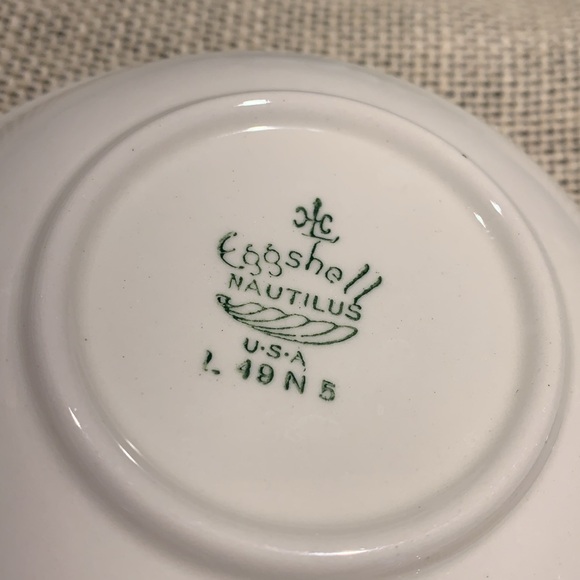 Fruit Dessert Bowl Eggshell Nautilus “Cashmere” by Homer Laughlin 1940’s - Picture 6 of 6